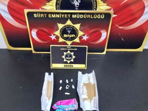 Siirt’te 7 Fişek Eroin Ele Geçirildi