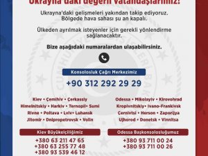 Dışişleri Bakan Yardımcısı Kıran: "(Ukrayna’daki Türk Vatandaşları) Şu Anda Evlerinizde Veya Güvenli Bir Yerde Kalmanızı Rica Ediyoruz"