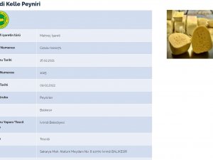 İ̇vrindi Kelle Peyniri Artık Coğrafi İşaretli