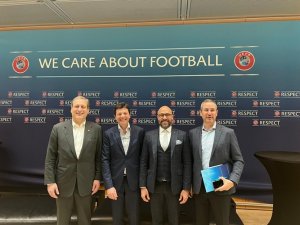 Burak Elmas, Aleksander Ceferin’i Ziyaret Etti