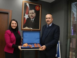 İ̇l Koordinatörü Karagöz, Başkan Tekin’i Ziyaret Etti