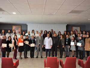 Yenidoğan Canlandırma Eğitimine Katılanlara Sertifikaları Verildi