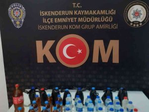 İ̇skenderun’da Sahte İçki Operasyonu