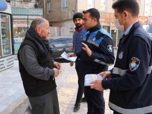 Şanlıurfa’da Kaldırım İşgaline Karşı Broşürlü Uyarı