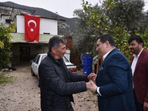 Başkan Tütüncü, İ̇dlib Şehidinin Baba Ocağında