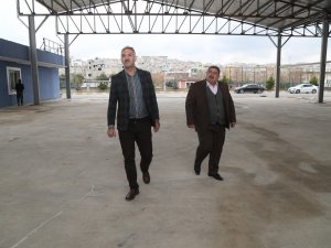 Eyyübiye’de Semt Pazarı Yapımı İnceledi