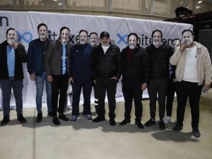 Başkan Sancak Stat Otoparkında Çadırda Maçı İzlemeye Başladı