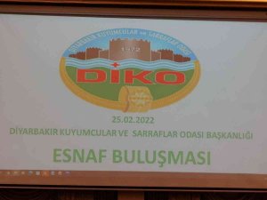 Di̇ko Başkanı Yüksel, Esnaflarla Değerlendirme Toplantısı İçin Bir Araya Geldi