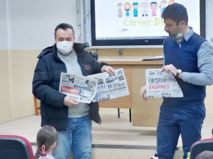 Gazeteci Tuna İ̇şleyen, Öğrencilere Mesleğini Anlattı