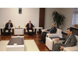 Kırgızistan Heyeti, Vali Azizoğlu’nu Ziyaret Etti