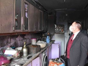 Başkan Beyoğlu’ndan Evi Yanan Aileye Destek Ziyareti
