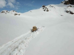 Şırnak’ta 2 Bin 650 Rakımlı Yaylada Kar Kalınlığı 5 Metreyi Buldu, Ekipler 15 Günde Bir Yolu Açıyor