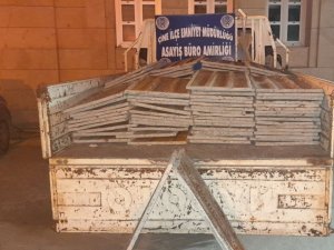 İ̇nşaattan 50 Bin Liralık Metal Kalıp Çaldılar