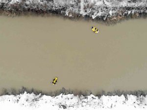 Karasu Nehri’nde Kaybolan Yağmur İçin Murat Nehri’nde De Çalışma Başlatıldı