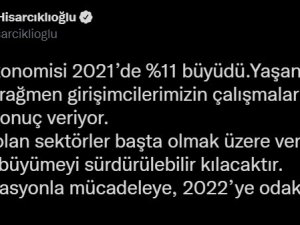Tobb Başkanı Hisarcıklıoğlu: “Ekonomimiz 2021’de Yüzde 11 Büyüdü, Şimdi Enflasyonla Mücadele Zamanı”