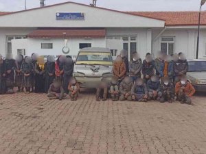 Gaziantep’te 60 Düzensiz Göçmen Yakalandı