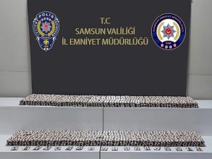 Samsun’da 27 Bin 972 Kapsül Sentetik Ecza Ele Geçirildi
