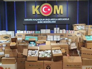 Ankara’da 925 Bin 129 Kaçak İlaç Yakalandı