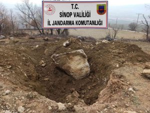 Sinop’ta Kaçak Kazı Yapanlara Suçüstü