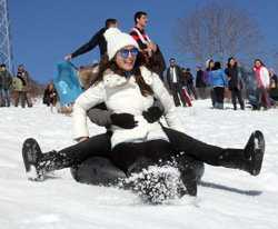 Giresun’da Kar Festivali Düzenlendi