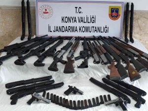 Konya’da Kaçak Silah Operasyonu