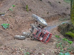 Traktör Kazasında Ağır Yaralanan Kişi Hastanede Hayatını Kaybetti