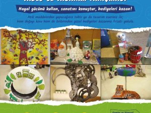 Kartal’da ‘Atıklardan Hayal Dünyası, Tablo Ve Tasarım Yarışması’ Başladı