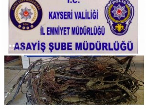 Kayseri’de 6 Günde 52 Faili Meçhul Hırsızlık Olayı Aydınlatıldı