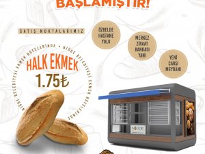 Niğde Belediyesi Ekmek Büfeleri Hizmete Alındı