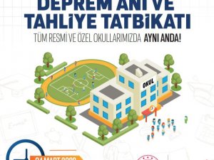 Deprem Haftası’nda Tüm Okullarda Aynı Anda Deprem Tatbikatı Yapılacak