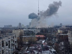 Rusya Kiev’deki Televizyon Kulesini Vurdu: 5 Ölü, 5 Yaralı