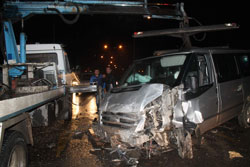 Trabzon'da 6 Araç Birbirine Girdi 1 Ölü 5 Yaralı