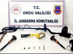 Ordu’da İzinsiz Define Aramasına Suçüstü