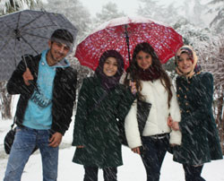 Samsun’da Yoğun Kar Yağışı