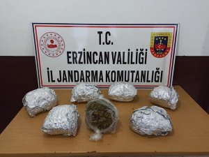 Erzincan’da 4 Kilo 34 Gram Esrar Ele Geçirildi