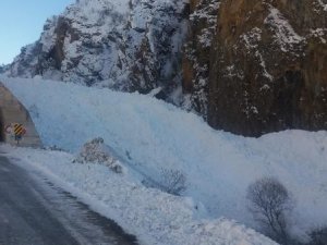 Tunceli’de Çığ Tehlikesi Nedeni İle Yol Ulaşıma Kapatıldı