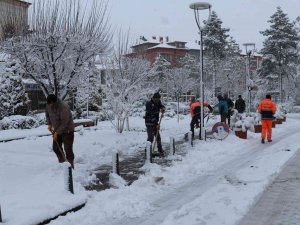 Havza’da Mart Ayında Karla Mücadele