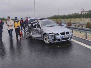 Kayganlaşan Otoyolda Feci Kaza: 1 Ölü, 3 Yaralı