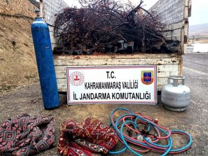 Kahramanmaraş’ta Tren Yayı Çalan 4 Şüpheli Yakalandı