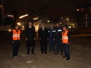 Beyazgül, Sarayönü Kızılay Meydanını İnceledi
