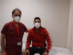 Genç Futbolcu Antrenman Yaparken Ölümden Döndü