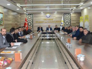 Tatvan Küçük Sanayi Sitesinin Sorunları Görüşüldü