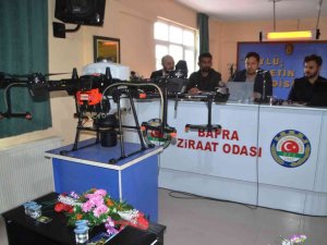 Çiftçilere Dron İle İlaçlama Anlatıldı