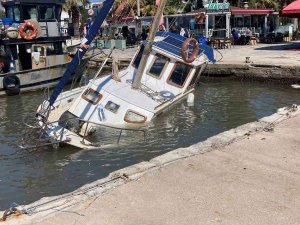 Bodrum’da Tekneleri Fırtına Vurdu
