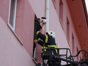 Hisarcık’ta Deprem Anı Ve Tahliye Tatbikatı