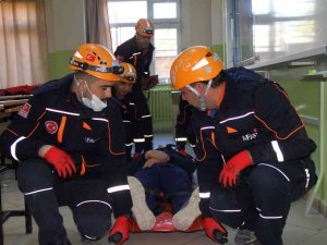 Elazığ’da Okul Zillerinin Yerini Siren Zilleri Aldı, Kent Geneli Tatbikat Yapıldı