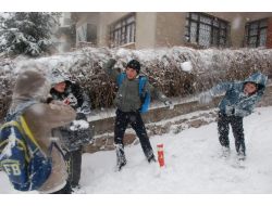 Tokat’ta Kar Tatili Öğrencileri Sevindirdi