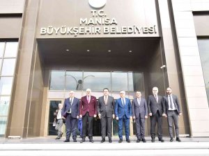 Başkan Ergün, Mhp Heyetini Ağırladı