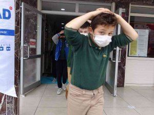 Trabzon’da Okullarda Deprem Tatbikatı