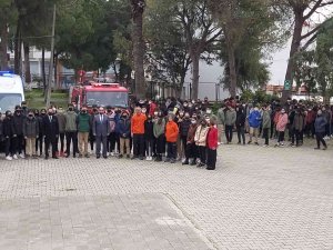 Datça’da Deprem Ve Tahliye Tatbikatı Yapıldı